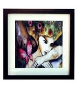 Man in Deep Thoughts Satin Matt Texture Framed UV Art Print