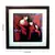 Abstract Love Scene Satin Matt Texture Framed UV Art Print
