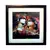 Radha Krishna Satin Matt Texture Framed UV Art Print