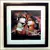 Radha Krishna Satin Matt Texture Framed UV Art Print
