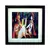 Radha Krishna Satin Matt Texture Framed UV Art Print