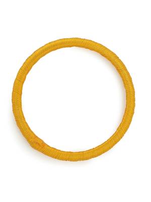 Girls Gold Kundan Stone Silk Thread Bangle 3