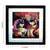 Radha Krishna Satin Matt Texture Framed UV Art Print