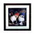 Radha Krishna Satin Matt Texture Framed UV Art Print