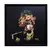 Krishna Playing Flute Satin Matt Texture Framed UV Art Print