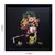 Krishna Playing Flute Satin Matt Texture Framed UV Art Print