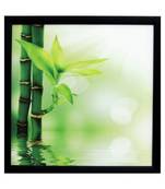 3D Beautiful Plant Design Satin Matt Texture Framed UV Art Print