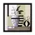 Abstract Pots Theme Satin Matt Texture Framed UV Art Print