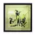 Tribal Ladies Group Satin Matt Texture Framed UV Art Print