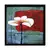 Beautiful White Flower Satin Matt Texture Framed UV Art Print