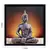 Meditating Buddha Design Satin Matt Texture Framed UV Art Print