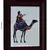 Camel Theme Satin Matt Texture Framed UV Art Print