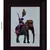 Elephant Theme Satin Matt Texture Framed UV Art Print