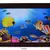 3D Sea Life view Design Satin Matt Texture Framed UV Art Print