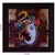Colorful Om Ganesha Design Satin Matt Texture Framed UV Art Print