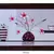 Floral Theme Satin Matt Texture Framed UV Art Print