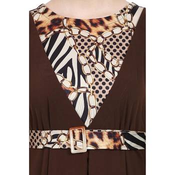 Umbrella Abaya with Digital Tiger print 5