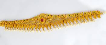 Gold bridal-kamarband 2