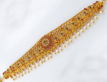 Gold bridal-kamarband 2