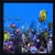 3D Sea Life view Design Satin Matt Texture Framed UV Art Print