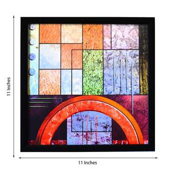 Abstract Theme Satin Matt Texture Framed UV Art Print 2