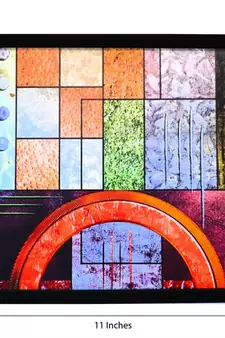 Abstract Theme Satin Matt Texture Framed UV Art Print