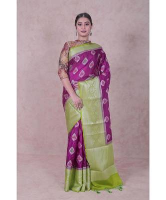 Semi Silk Alfi Banarasi Saree 1