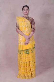 Semi Dupion Silk Banarasi Saree