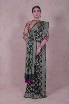 Semi Dupion Silk Banarasi Saree