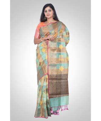 Pure Cotton Silk Banarasi Saree 1