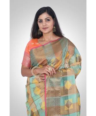 Pure Cotton Silk Banarasi Saree 2
