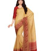 Mimosa Kanjivaram Style Linen Saree Color :  Yellow