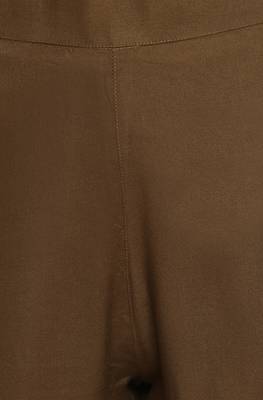 Janasya Olive plain rayon salwar 4