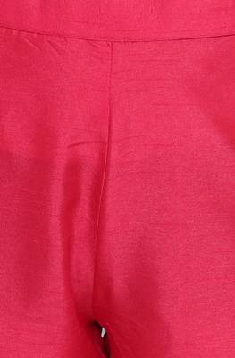 Janasya Pink sequins faux silk salwar 4