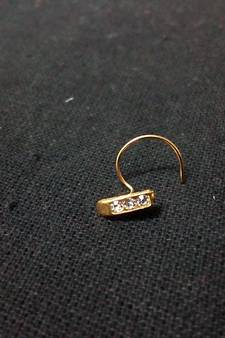  Designer Casual diamond floral nose ring or nose pin