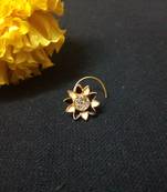 Designer Diamond Floral nose ring or Nose Pin