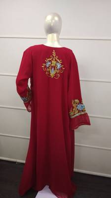 Traditional Arabic Maxi Dress Farasha Moroccan Maxi Tea Party Turkish Embroidery Caftan 2444 2