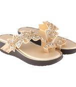 Do Bhai Women  Solid Flat