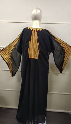 Traditional Arabic Maxi Dress Farasha Moroccan Maxi Tea Party Abaya Turkish Embroidery Caftan 2256 2