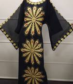 Traditional Arabic Maxi Dress Farasha Moroccan Maxi Tea Party Abaya Turkish Embroidery Caftan 5734