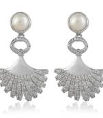 Silver pearl 925-sterling-silver-earrings