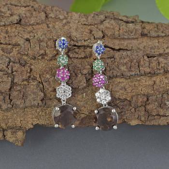 Silver quartz  925-sterling-silver-earrings 4