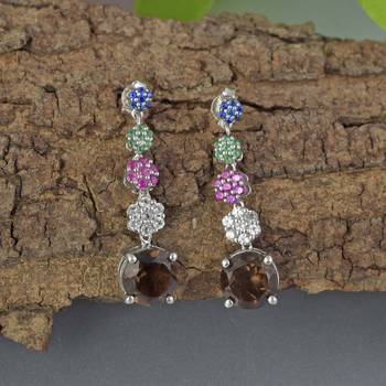 Silver quartz  925-sterling-silver-earrings 5