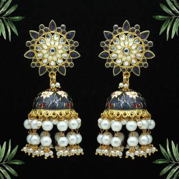 Grey jhumkas 1