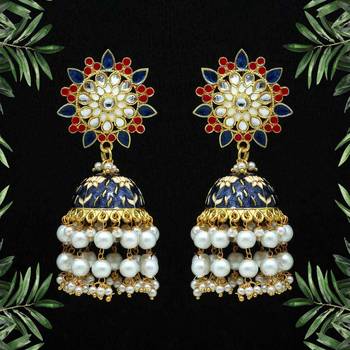Blue jhumkas 1