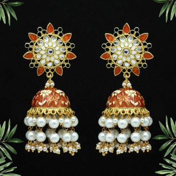 Brown jhumkas 1