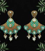 Green danglers-drops