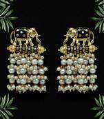 Black danglers-drops