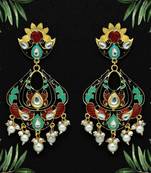 Black danglers-drops