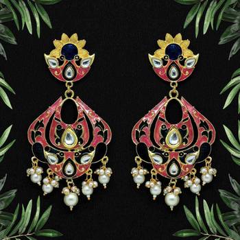 Magenta danglers-drops 1
